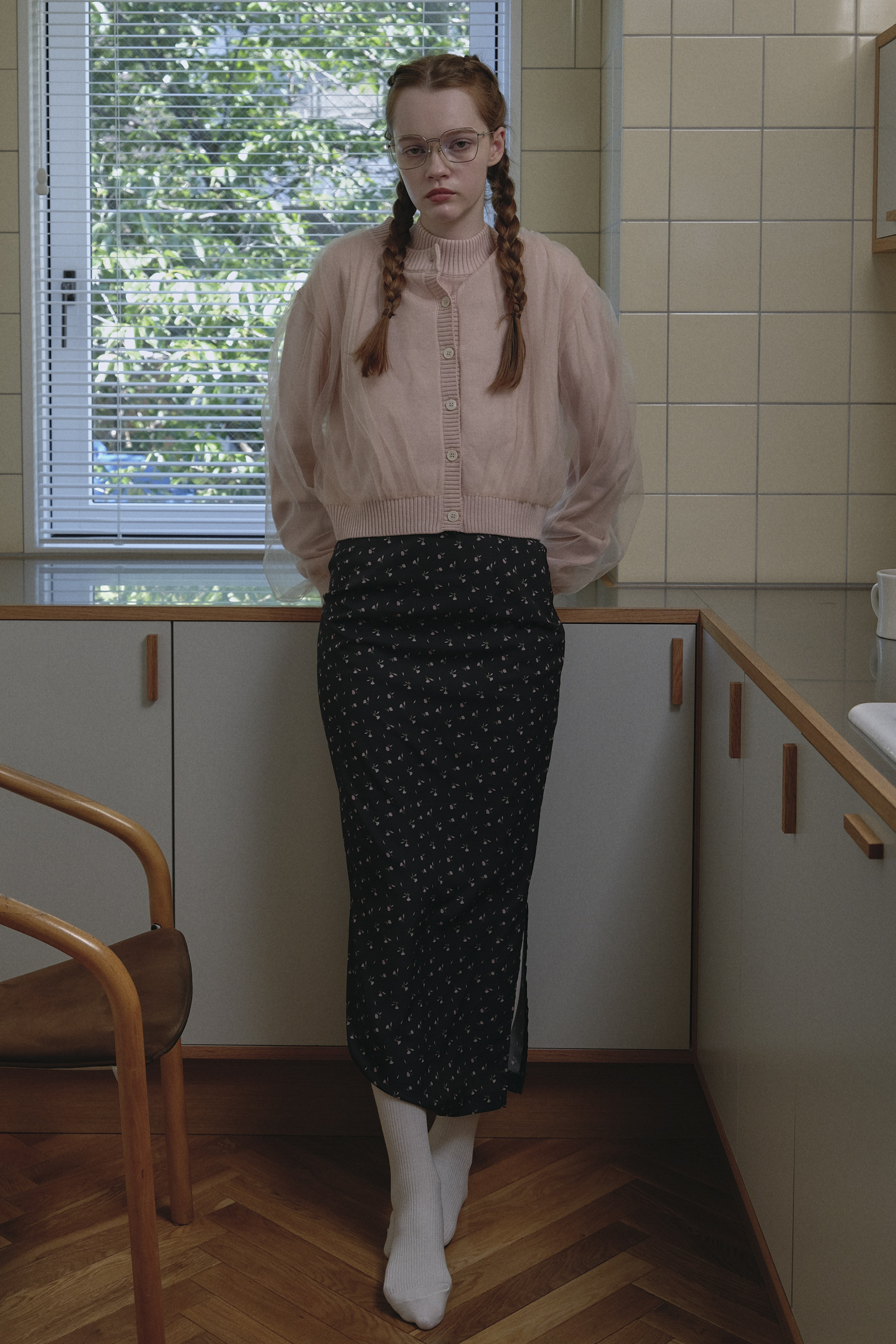 HONEY MI HONEY｜オーバーチュールニットカーディガン｜ニット