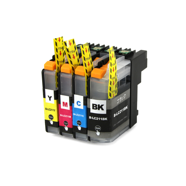 Brother(ブラザー)互換インクカートリッジ LC211-4PK 4色パック×5