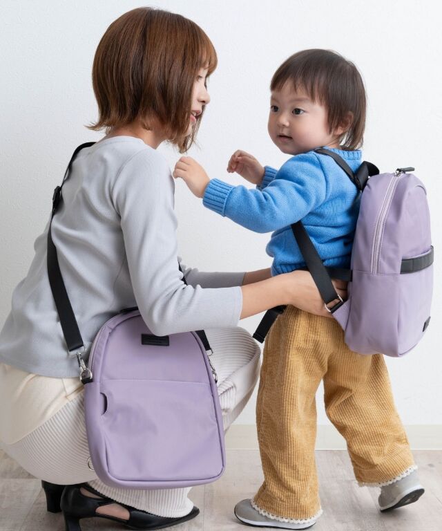 4WAYマザーズバッグ (12L) 【CUBE】 ママリュック/マザーズバッグ