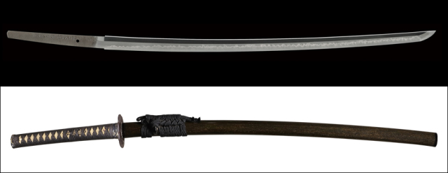 刀 （太刀銘）肥前住播磨大掾藤原忠国（初代） Katana:Hizenju