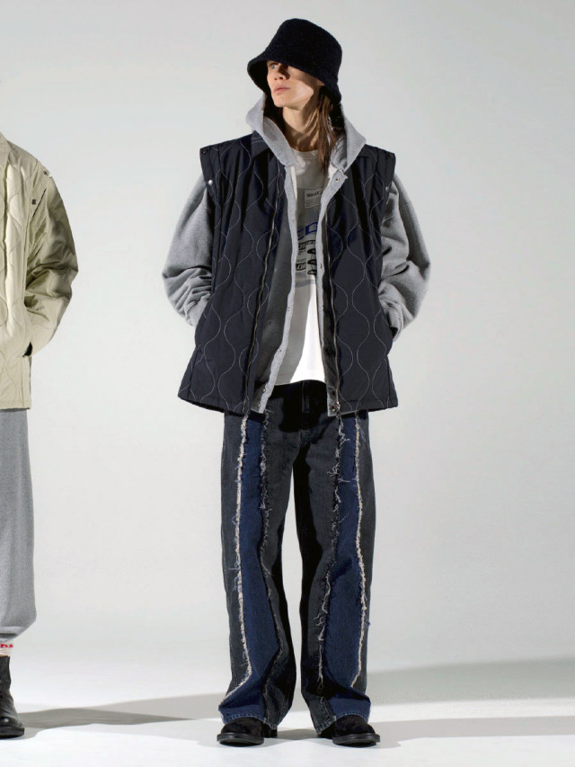 JieDa SWITCHING OVER DENIM PANTS 22AW