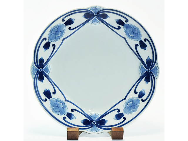 中国明時代晩期の染付お(青花)皿 【公式通販】