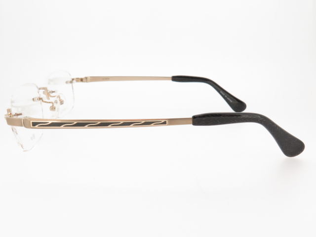 金無垢 K14WG ホワイトゴールド メンズ リムレス 縁なし LK341W