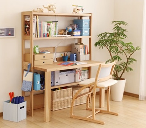 カリモク ボナシェルタ(1100) 学習机 4点セット 【送料無料】