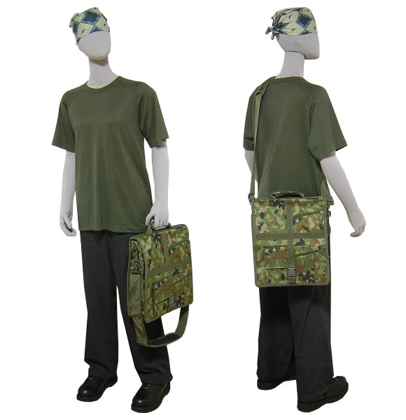 迷彩図嚢（ショルダータイプ）-BRIEF CASE-