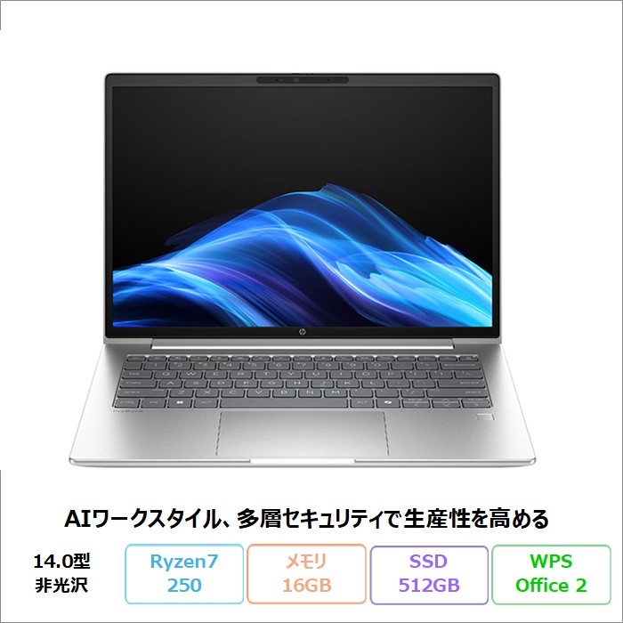 HP ProBook 4 G1a 14 ノートパソコン BT6H7PT#ABJ Windows11 Pro