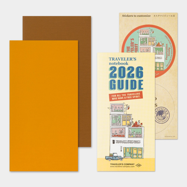 トラベラーズノート リフィル 2026 週間バーチカル (14496006)