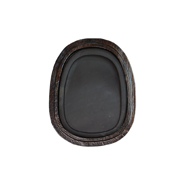 書道用品 硯 麻子坑端渓硯 楕円四吋 HM64｜書道用品通販の半紙屋e-shop