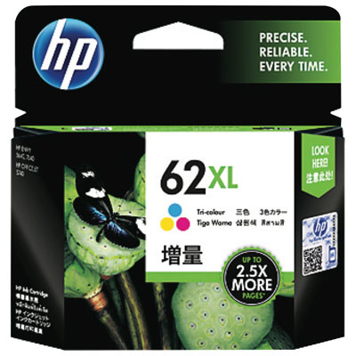 HP 62XL インクカートリッジ カラー 増量 (C2P07AA) 純正：日本最大級