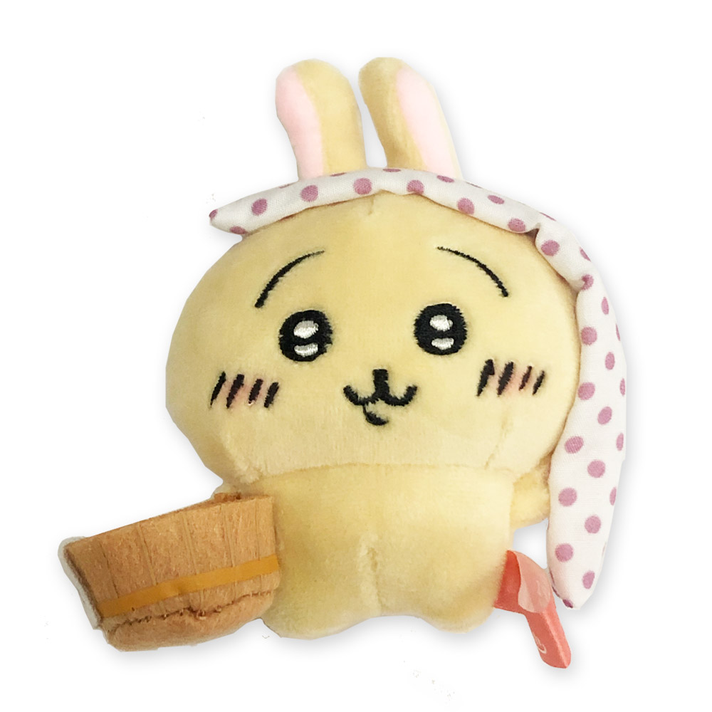 温泉地限定 ちいかわ ぬいぐるみキーチェーン ちいかわ うさぎ