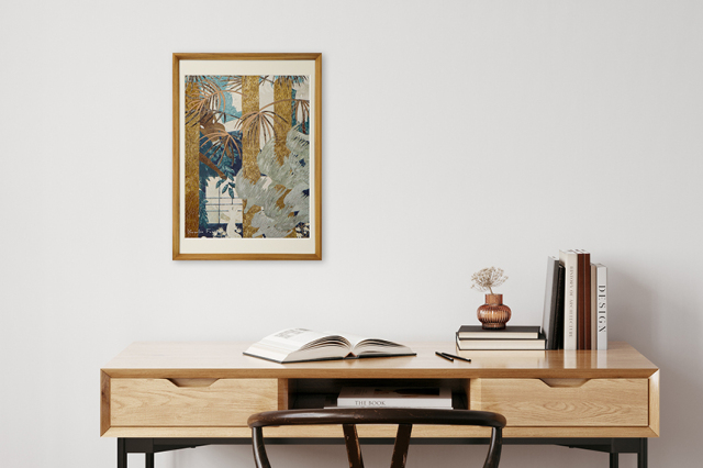 Kazuko Furuta 「手と渡り鳥の記憶」 A3 アートポスター CWプリント