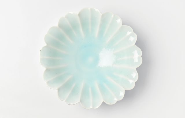 鈴木重孝 青白磁輪花7寸鉢 ｜ 暮らしのうつわ花田 和食器 通販