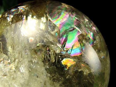 ☆大人気スフィア!!☆爽やかなライトカラー☆透明感抜群＆虹入り！☆金