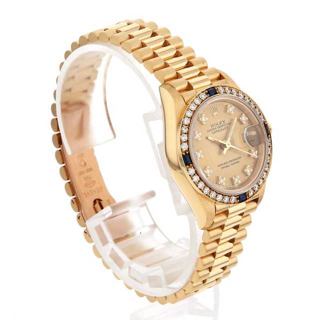 69088G シャンパン ROLEX（ロレックス）デイトジャスト ベゼルダイヤ