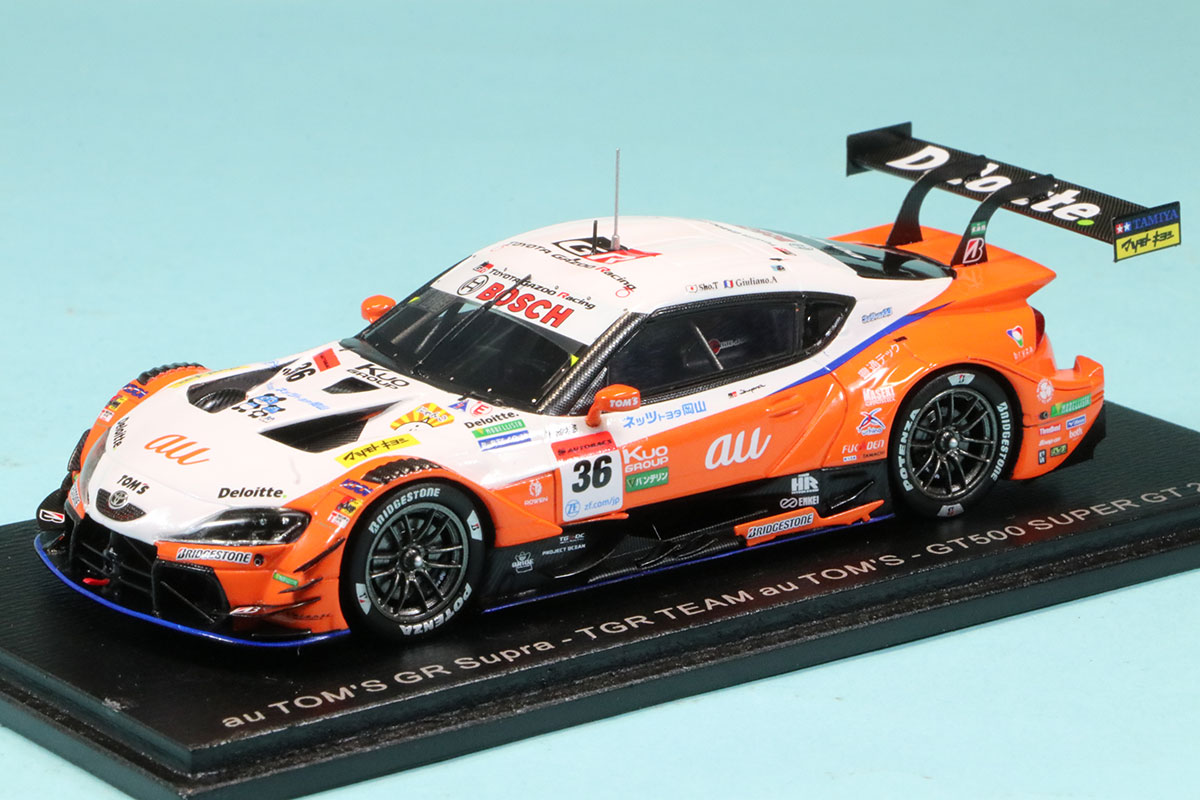 スパーク 1/43 au トムス トヨタ GR スープラ スーパーGT 2022 GT500