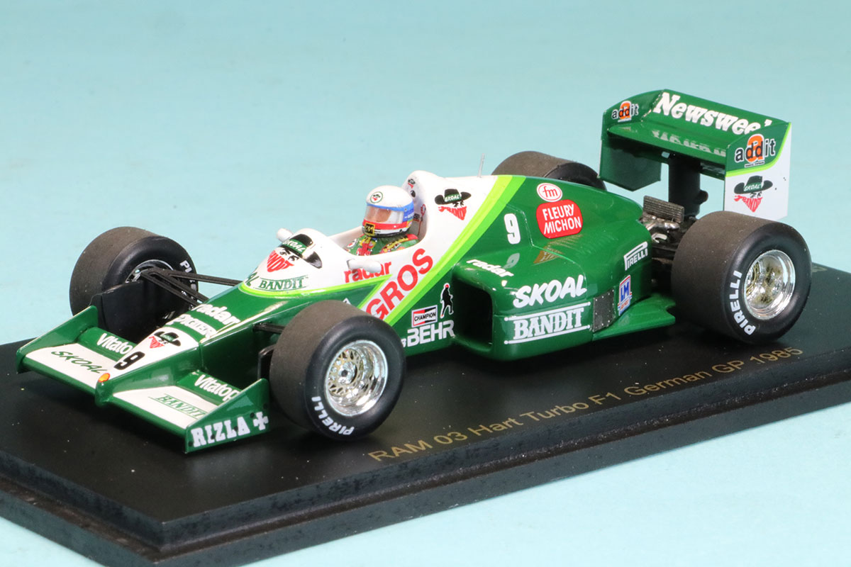レースランド特注スパーク 1/43 RAM 03 ハート ドイツGP 1985 M