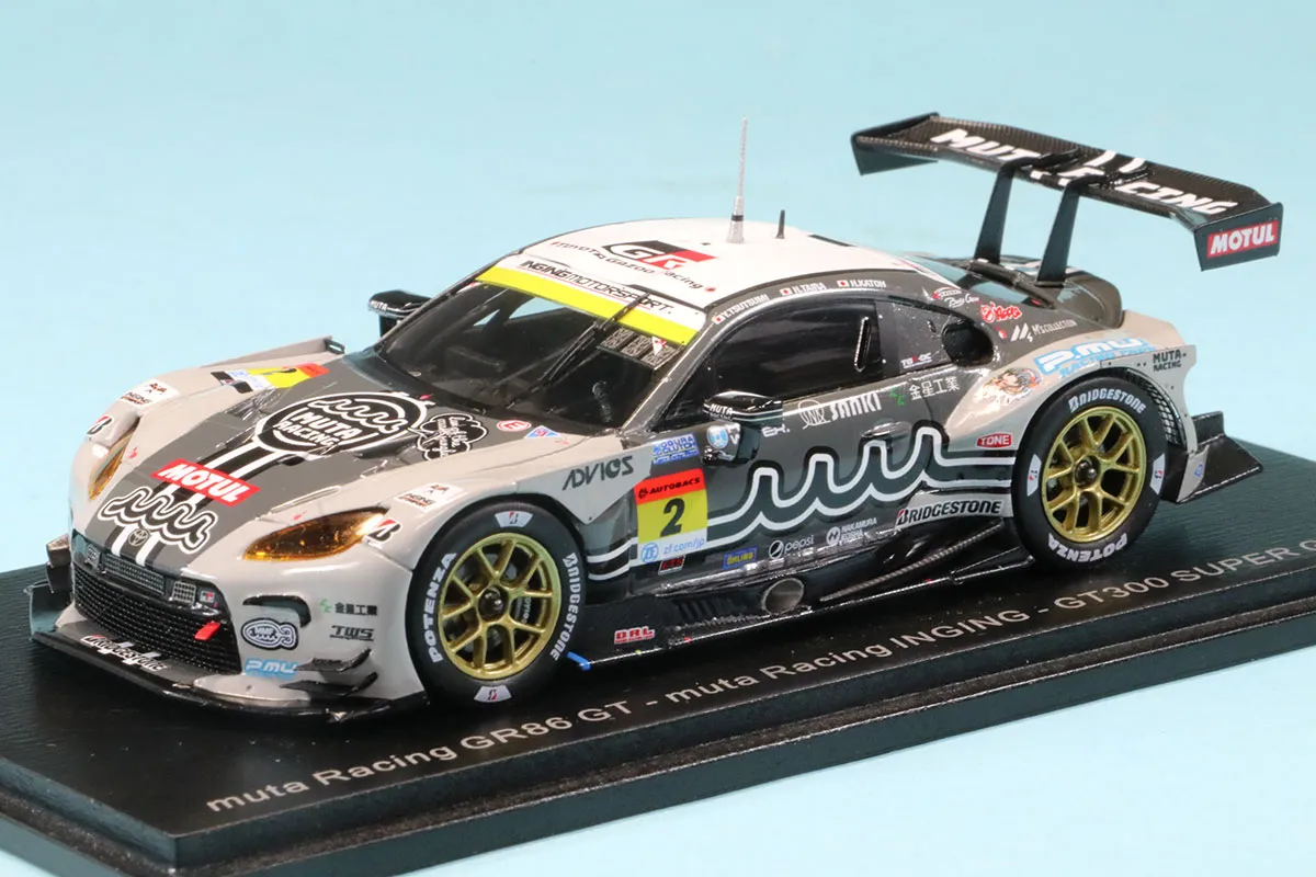 スパーク 1/43 ムータ レーシング GR86 GT No.2 muta Racing INGING