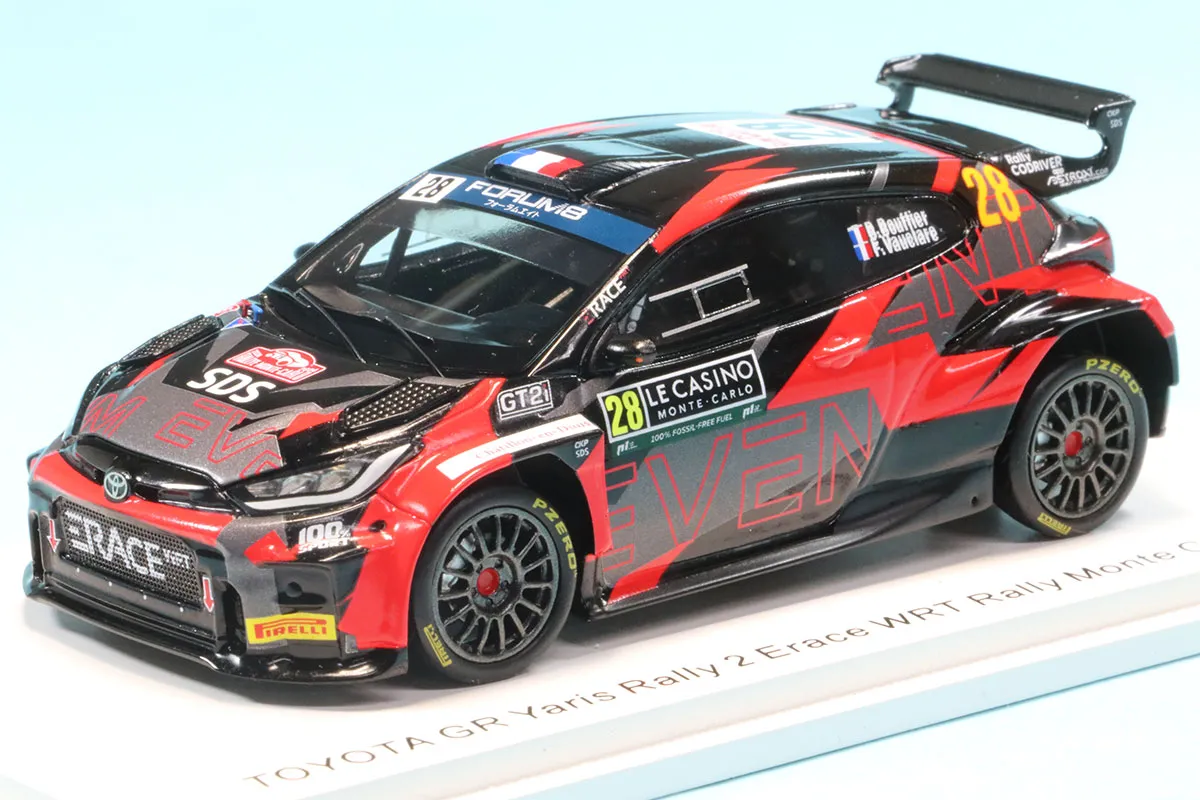 スパーク 1/43 トヨタ GR ヤリス ラリー2 モンテカルロ 2024 No.28 B