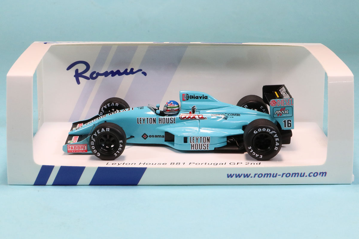 ロム特注スパーク 1/43 レイトンハウス マーチ 881 ポルトガルGP 1988