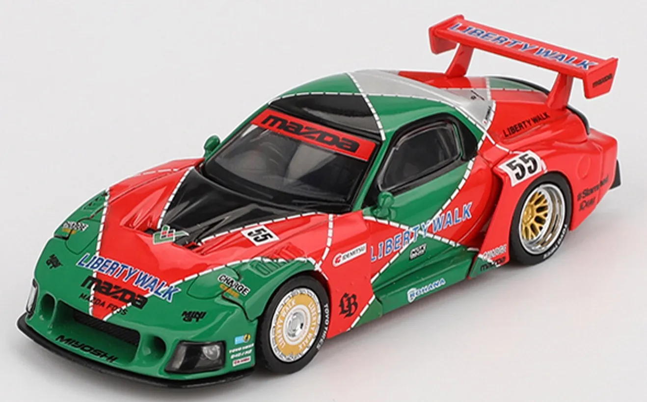 予約] MINI-GT 1/64 マツダ RX-7 LB-Super Silhouette 787B(右ハンドル