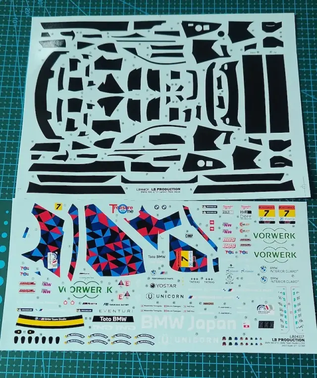 LBプロダクション 1/24 BMW M4 GT3 BMWチームスタディ X CRS 2023