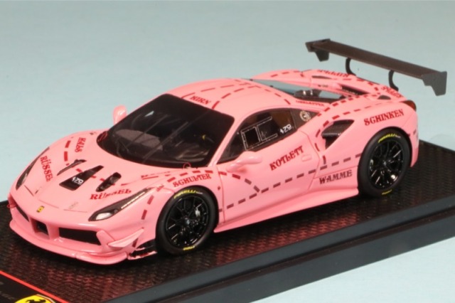 BBR 1/43 フェラーリ 488 チャレンジ ピンクピッグ デイトナ 2018 BBRC248