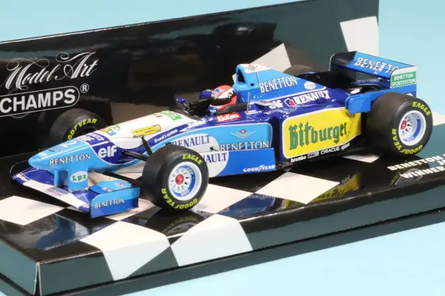 ミニチャンプス 1/43 マクラーレン ホンダ MP4/4 イギリスGP 1988