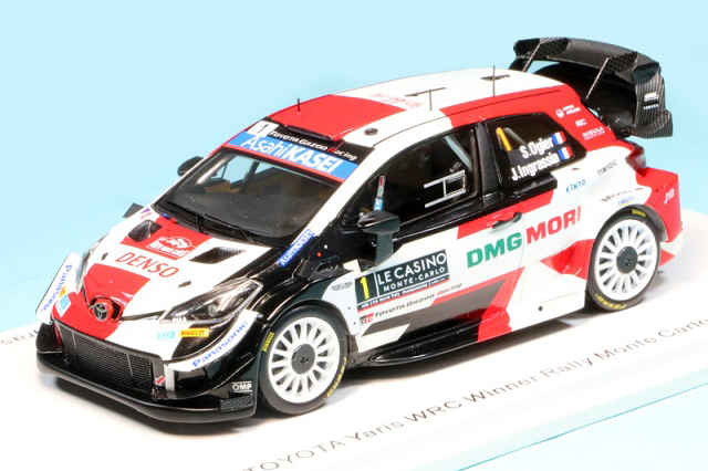 スパーク 1/43 トヨタ ヤリス WRC モンテカルロラリー 2021 Winner S