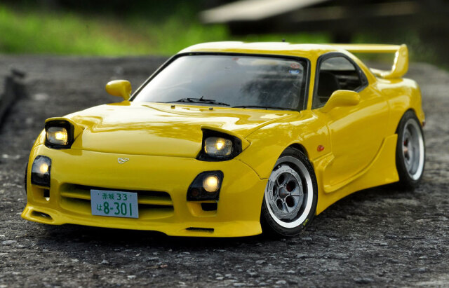 ZoomOn 1/24 トランスキット マツダ アンフィニ RX-7 FD3S 頭文字D