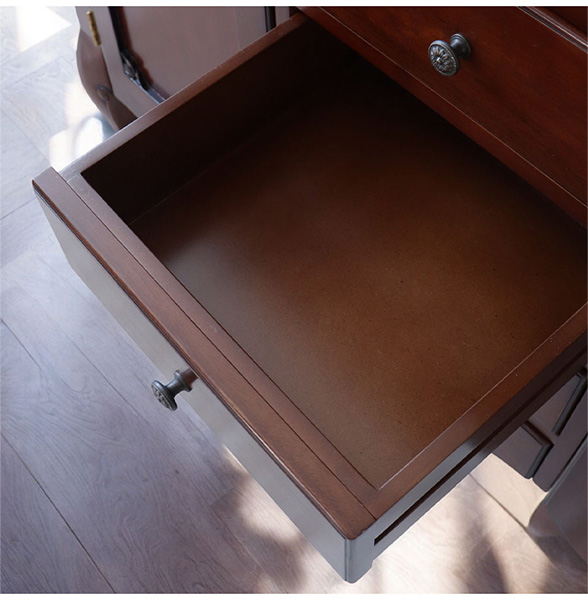 アンティーク風 クラシック サイドボード 120cm 収納 猫脚 木製