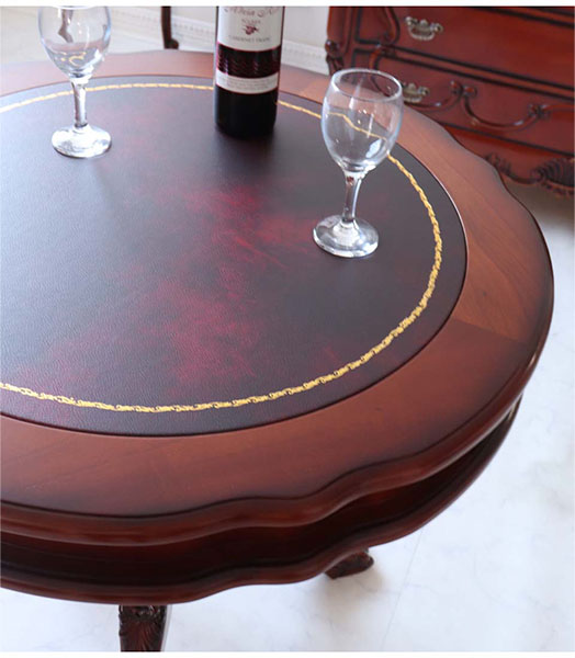 猫脚 ラウンドテーブル サイドテーブル 丸型 木製 80cm おしゃれ