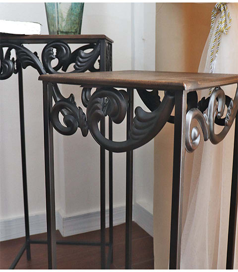 アンティーク調 木製 ネストテーブル3点セット｜Y-KAGU(輸入家具屋さん