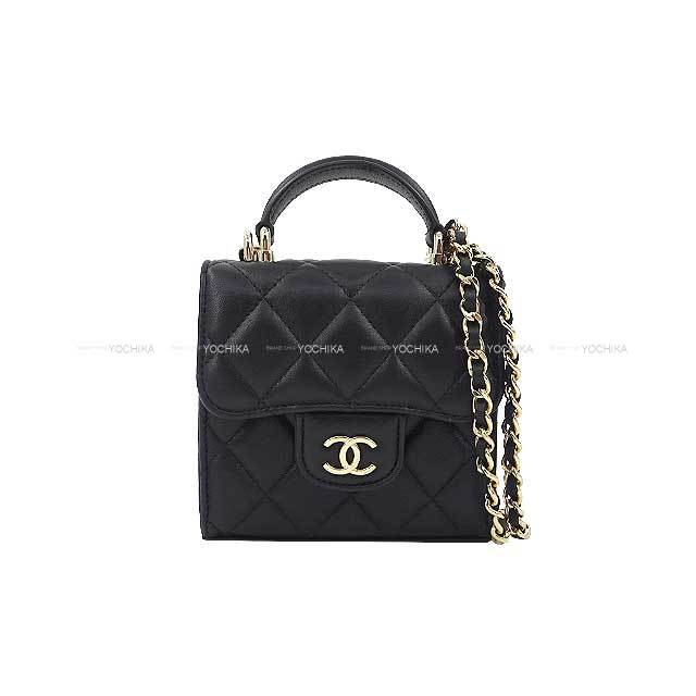 CHANEL シャネル ショルダーバッグ トップハンドル ミニ マトラッセ