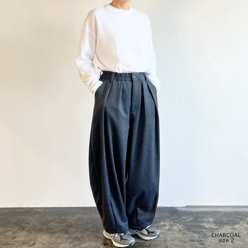 WOOLEN BEAVER CLOTH CIRCUS PANTS ウールビーバー サーカスパン