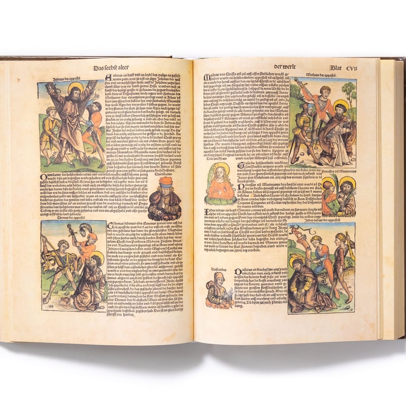 Schedel. Chronicle of the World - 1493（ニュルンベルク年