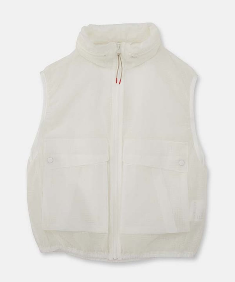 DIGAWEL Nylon vest【WHITE】 | welles