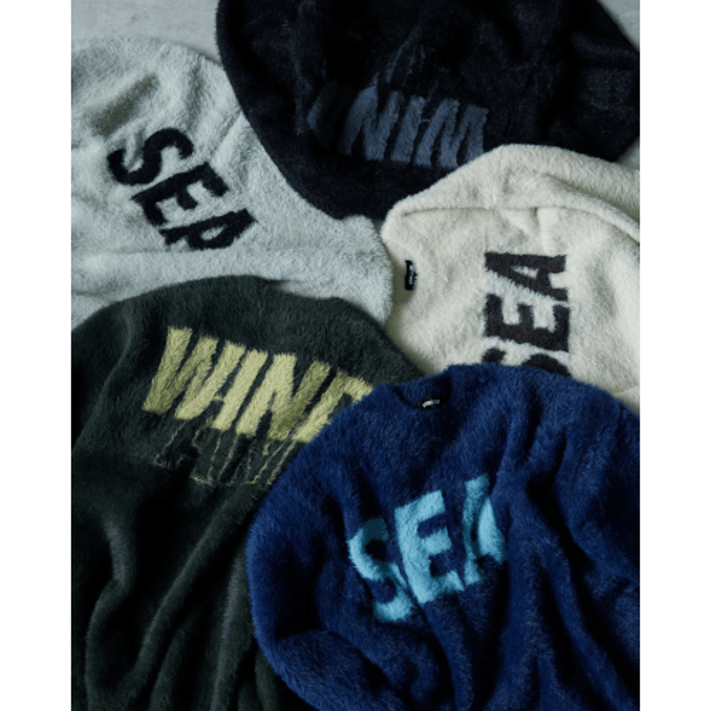 WIND AND SEA / Shaggy BIGSEA Knit Sweater | KNO