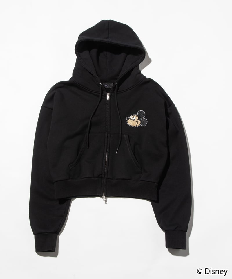 Disney / EMBROIDERY ZIP HOODIE(ミッキー)【WCJ-TD-044