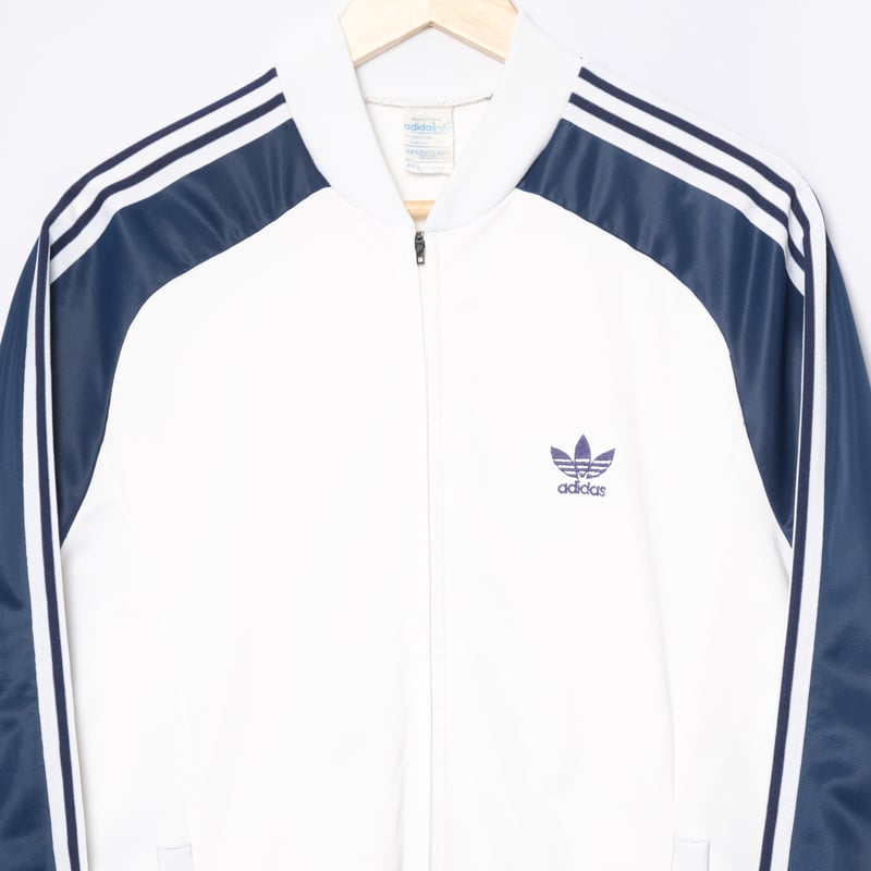 70-80s Vintage adidas ATP Track Jacket White ×