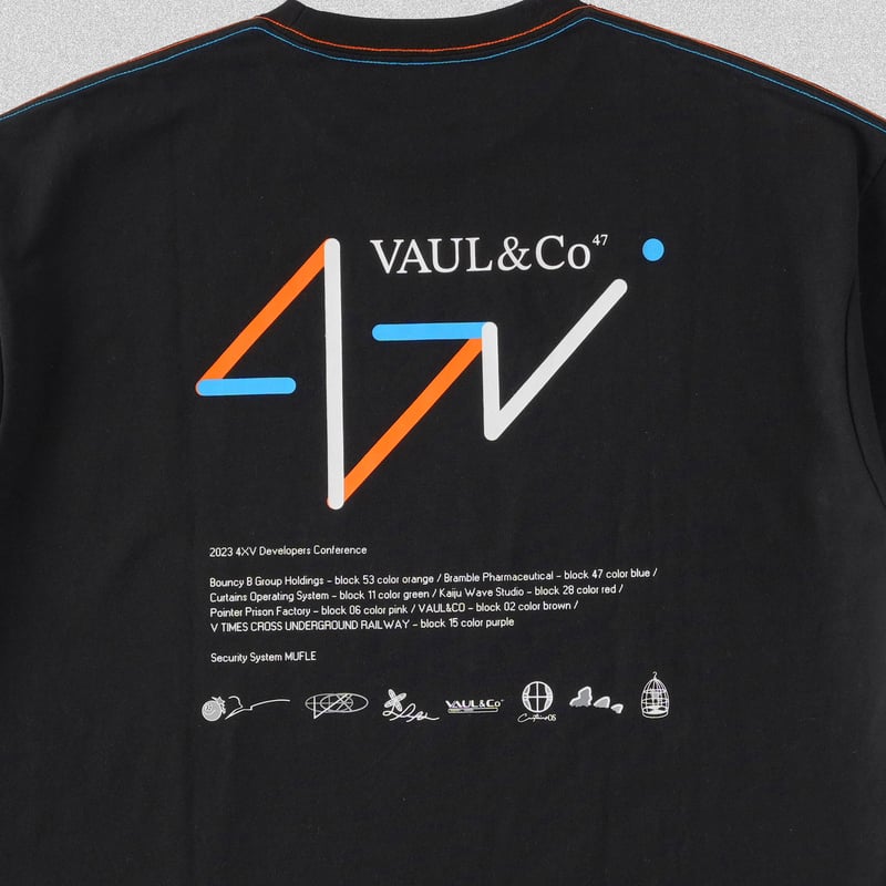 FILE_2024_1_X_VAUL&Co_T-SHIRT_BLACK | CODE47L