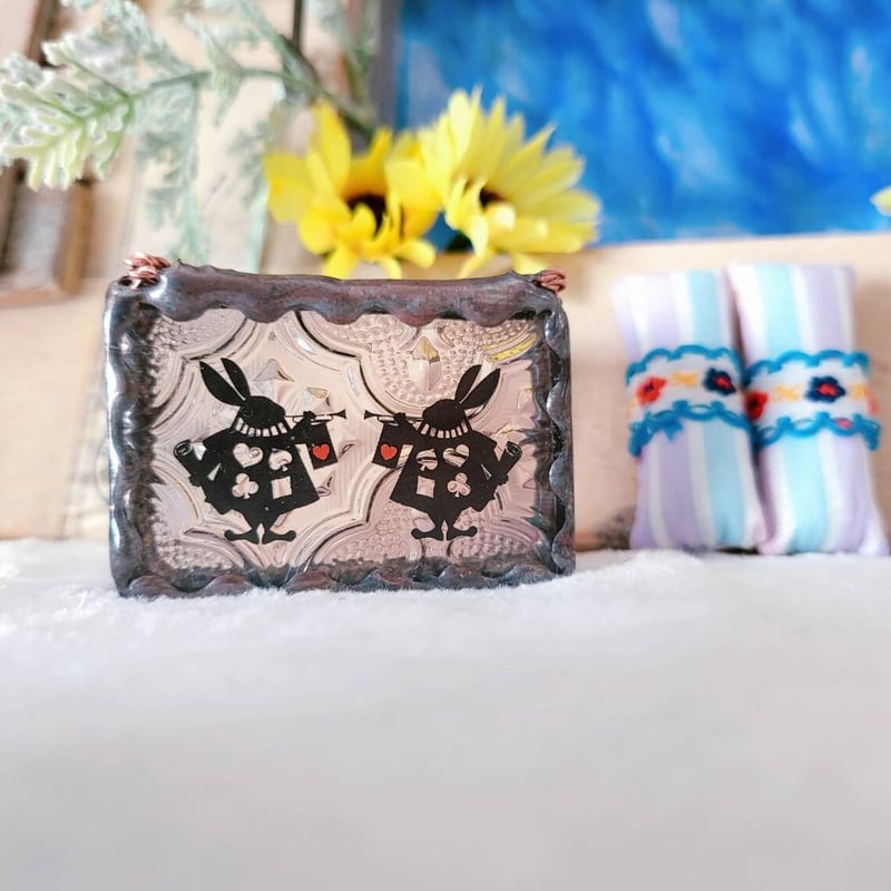 ステンドグラス小物入れ「不思議の国の指輪BOX mini」 | ことぶき家