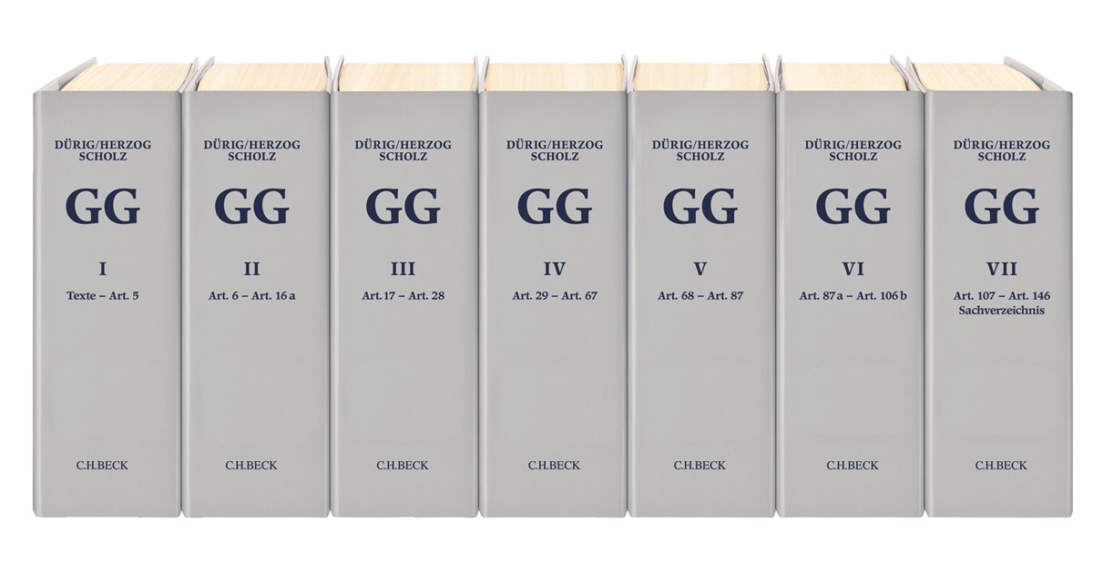 Dürig / Herzog | Grundgesetz | 108. Auflage | 2025 | beck-shop.de