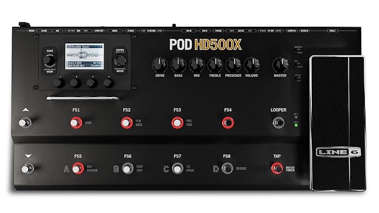 Line 6 POD HD500X - Helixの登場まではLine6のフラッグシップモデル