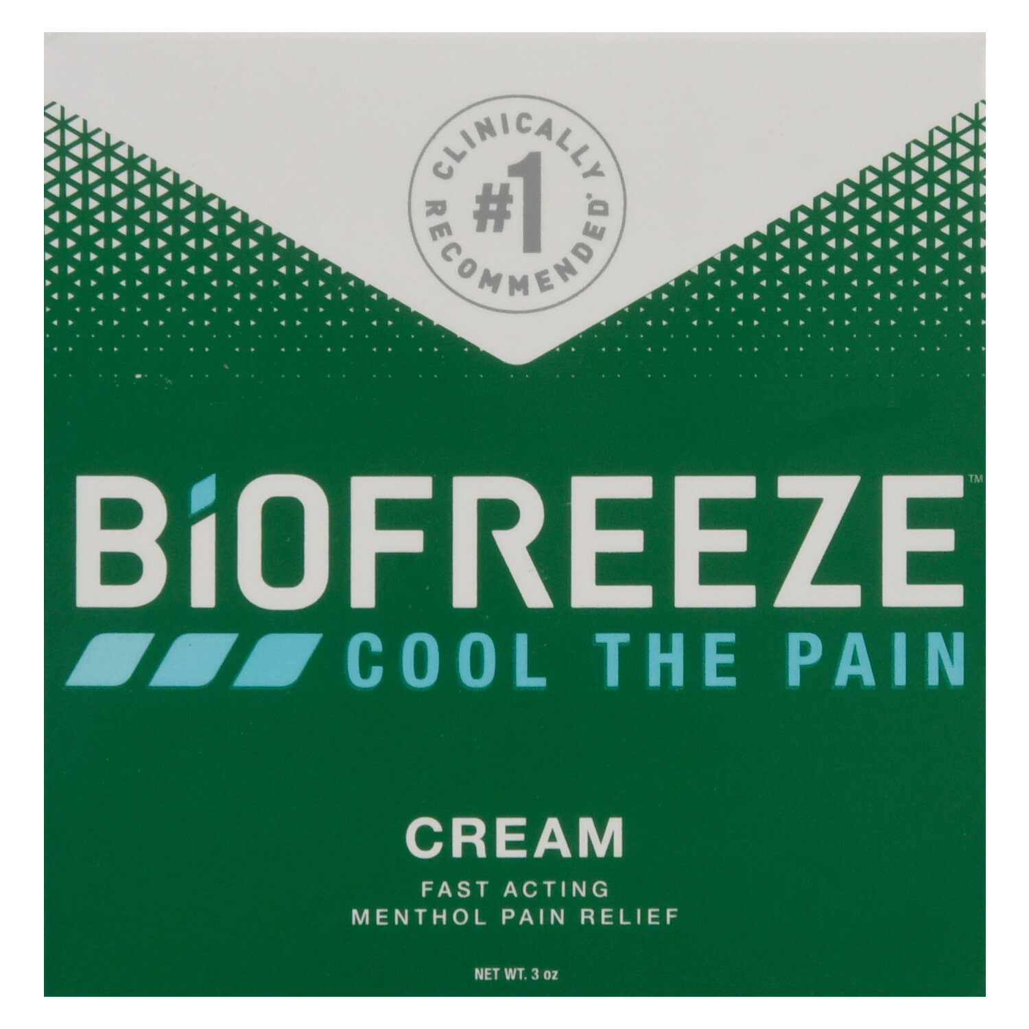 Biofreeze Cream, Pain Relief, Menthol - 3 Ounce - Brookshire's