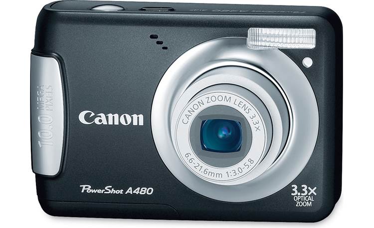 Canon PowerShot A480 (Black) 10-megapixel digital camera with 3.3X