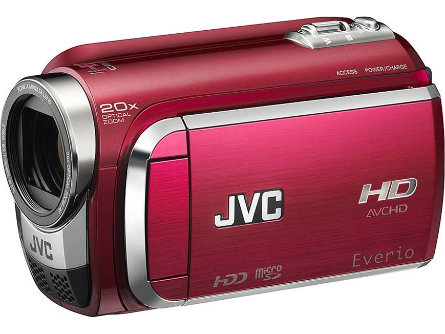 JVC GZ-HD300 Everio (Red) 60GB high-definition hard drive