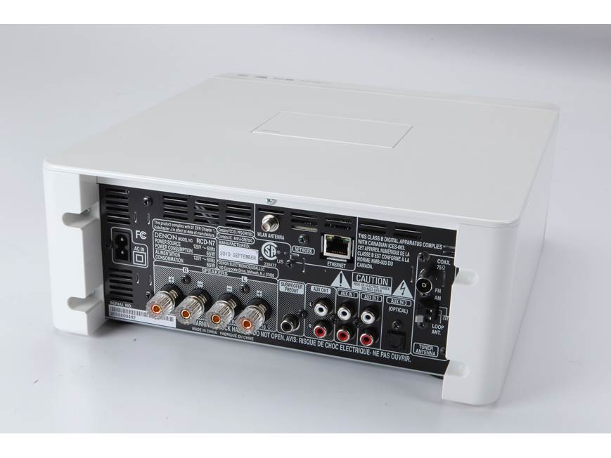 Denon RCD-N7 (White) AM/FM/CD/Internet radio receiver with built
