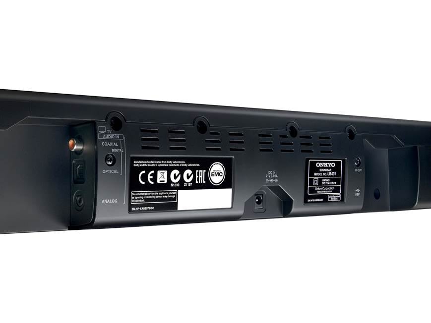 Onkyo LS-B50 Powered home theater sound bar with wireless