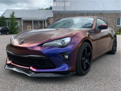 2018 Toyota 86 with 18x8.5 35 XXR 555 and 255/35R18 Continental