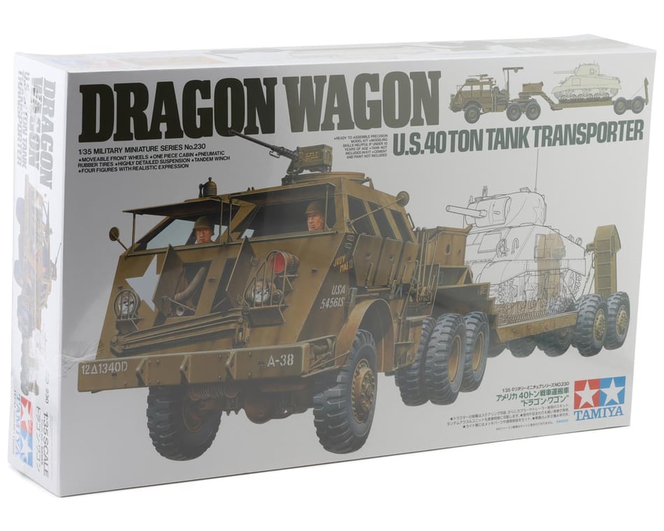 Tamiya 1/35 U.S. 40 Ton Tank Transporter Plastic Model Kit